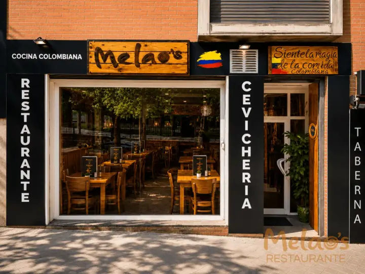 Fachada de Melao’s Restaurante y Cevichería en Madrid